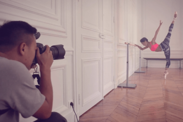 Misty Copeland tourne une campagne publicitaire avec la barre de ballet ISA