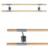 Wall-mounted ballet barre Arabesque Double