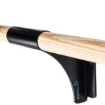 Wall-mounted ballet barre Arabesque Black