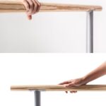 Height-adjustable initiation ballet barre Juliette