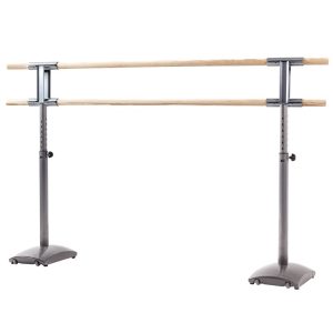 Height-adjustable premium double ballet barre Royale