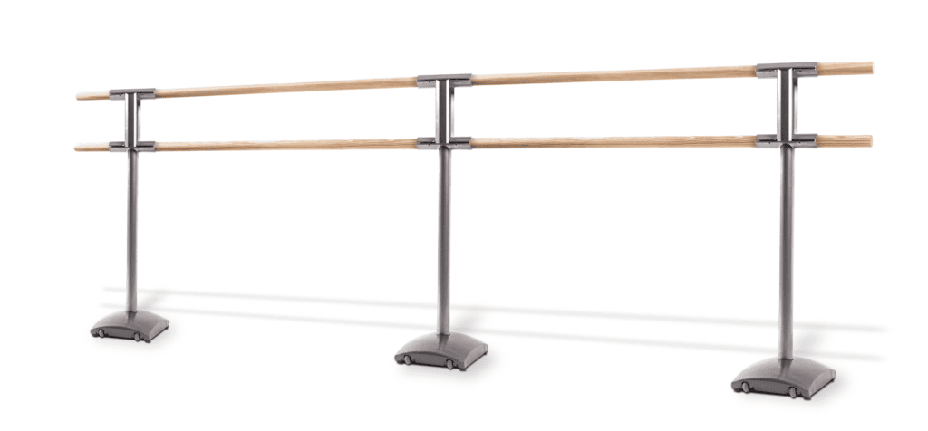 Double barre de danse mobile premium Maurice avec 3 supports