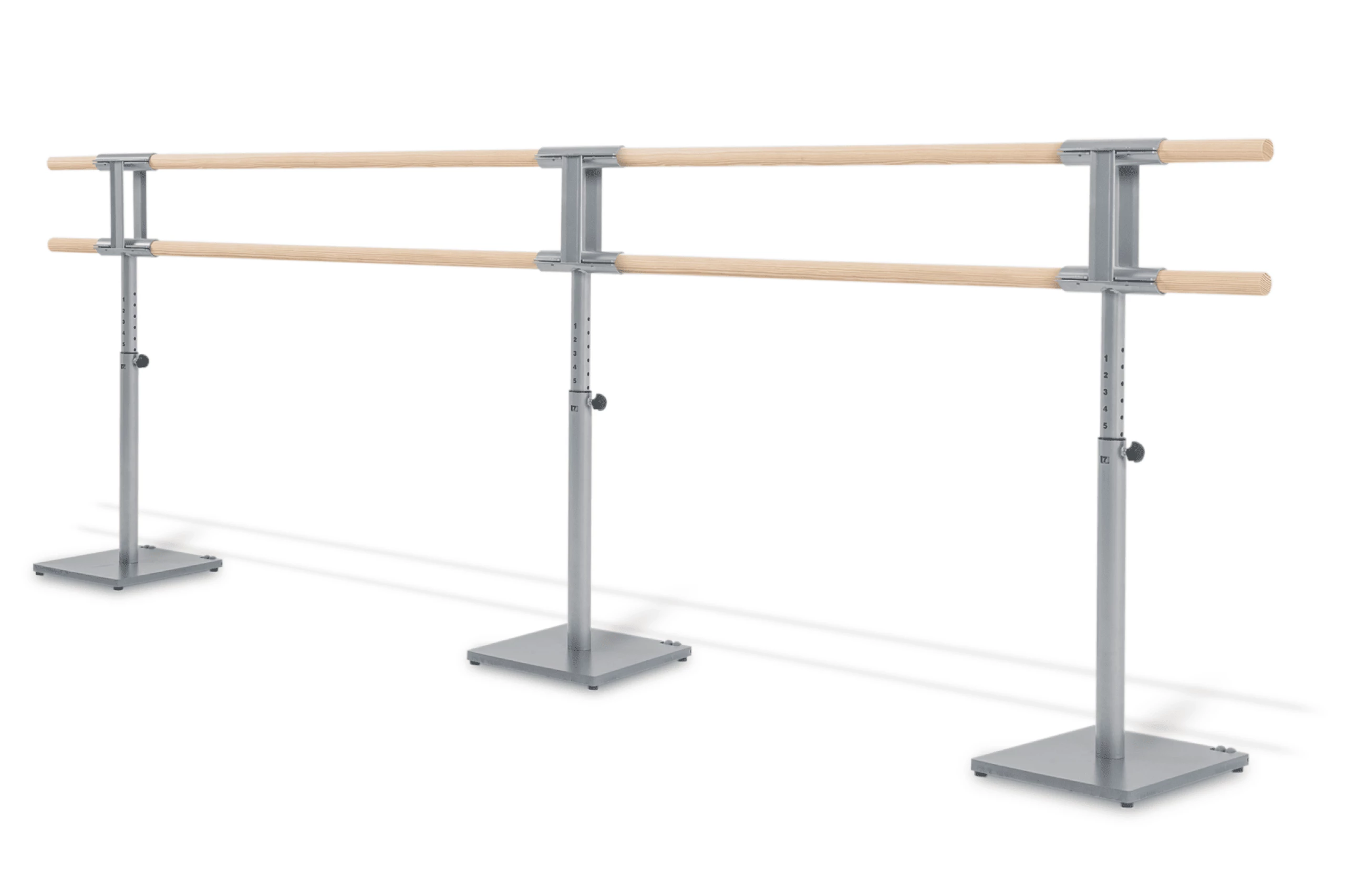 Barra de ballet doble de altura regulable Giselle