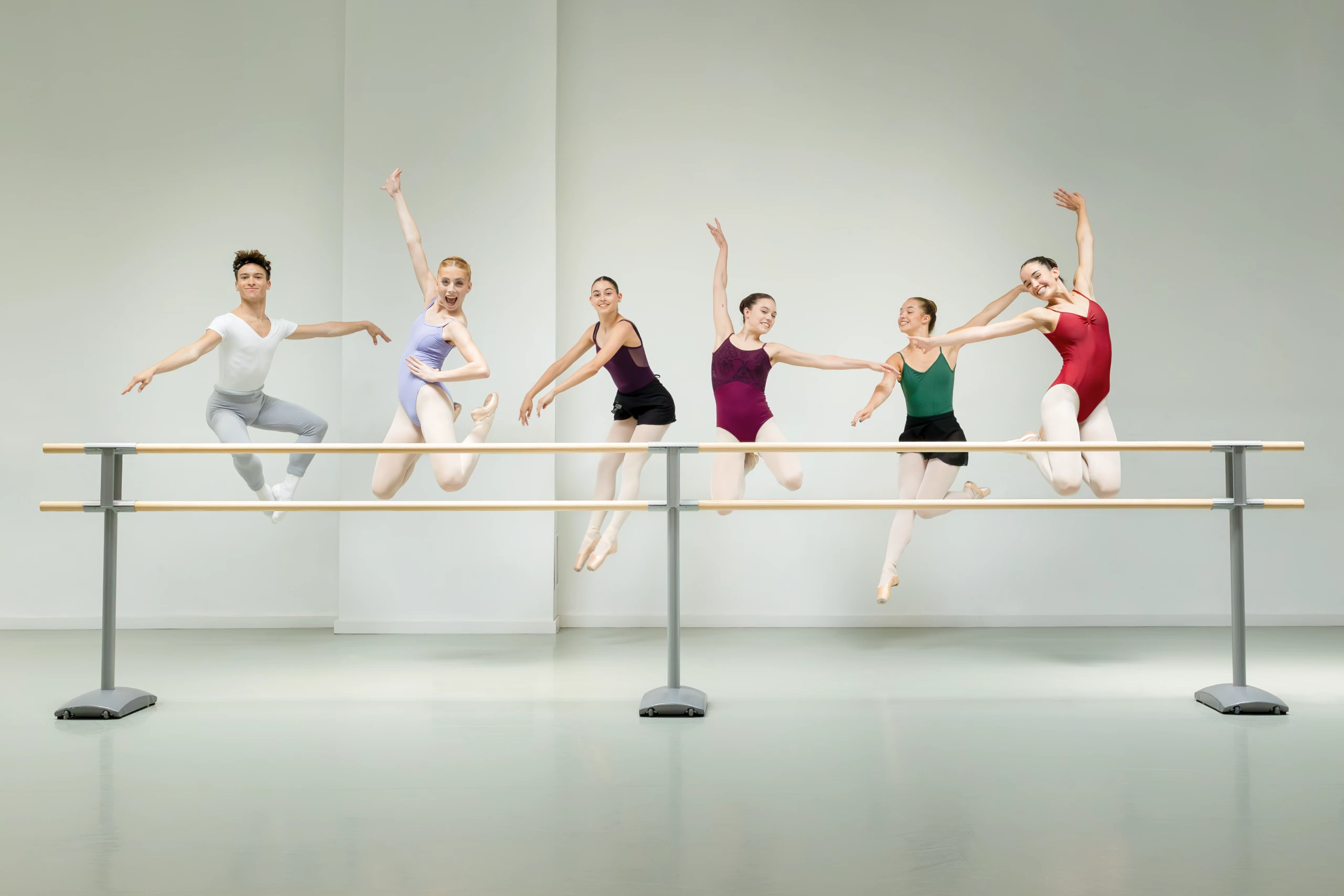 Barra de ballet móvil doble premium Maurice