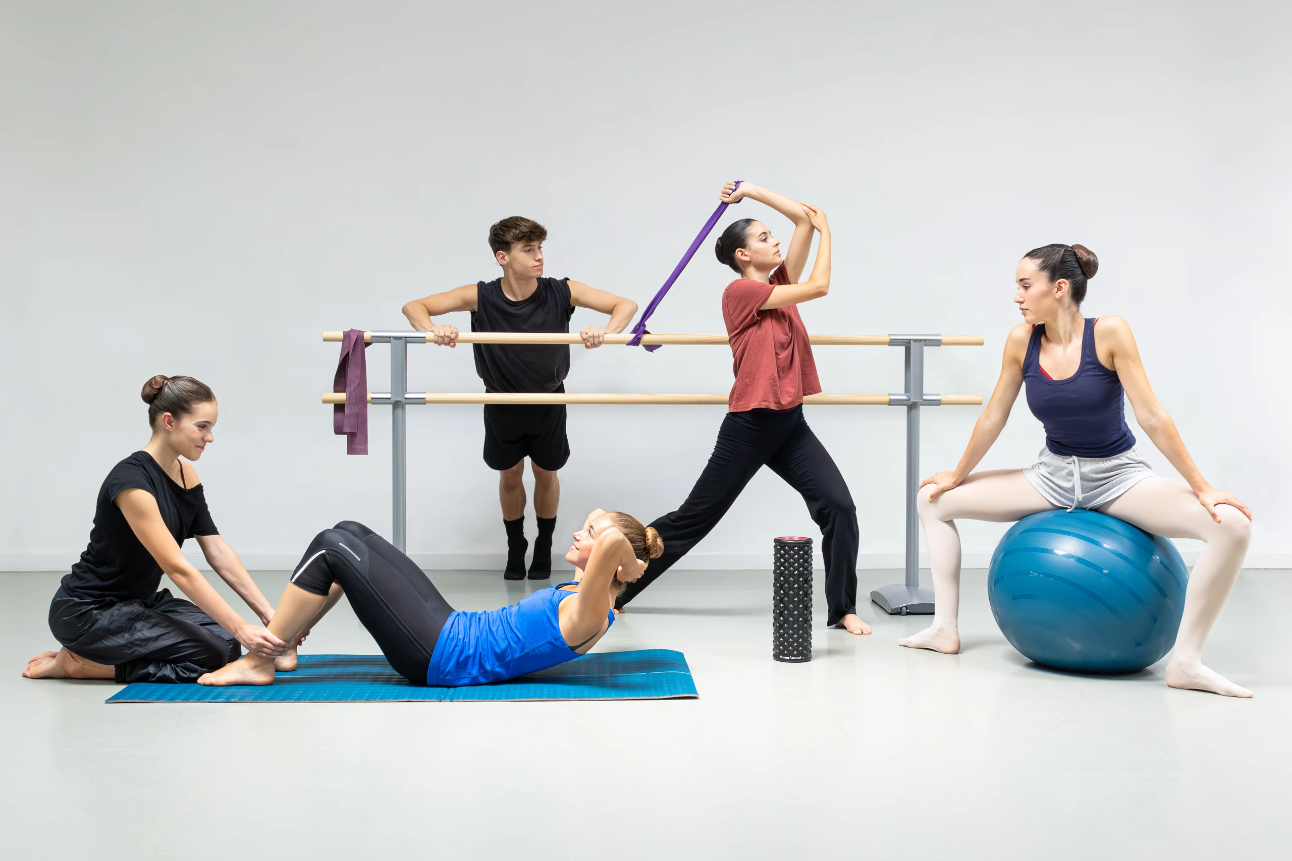 Barra de ballet móvil doble premium Maurice