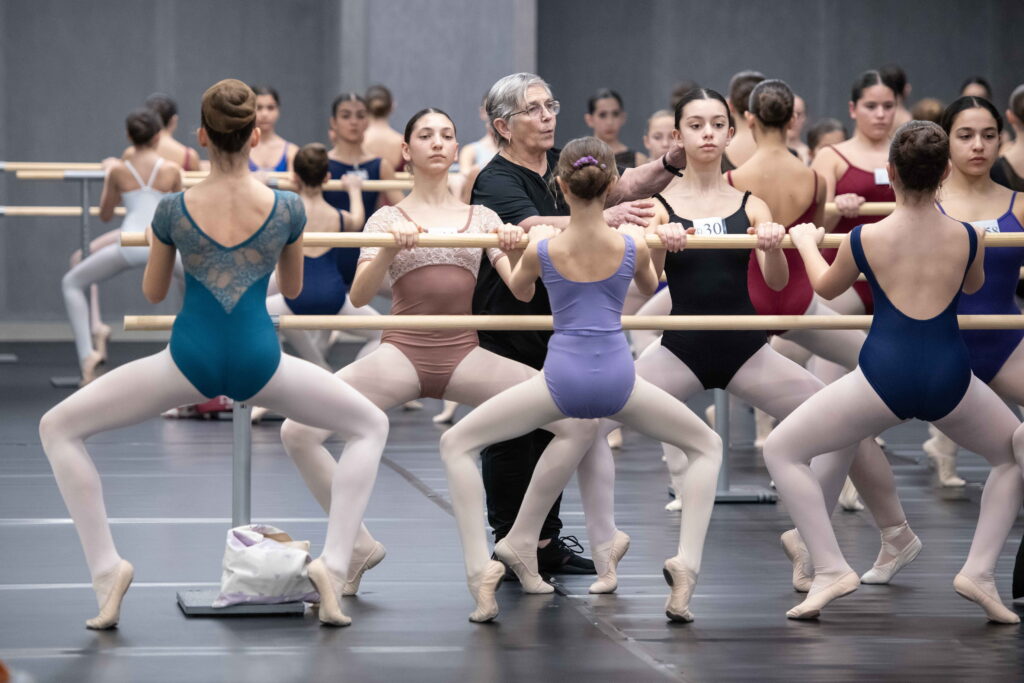 Masterclass auf der Danzainfiera mit der Ballettstange Pina
